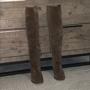 Dolce Vita Light Brown Over the Knee Boots